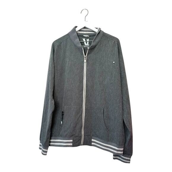 Vuori Men’s Offshore Gray Full Zip Jacket Size XL - Picture 2 of 12